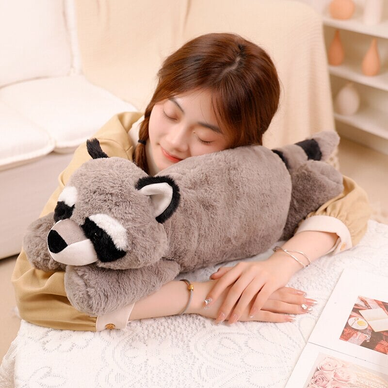 Laying Sloth and Fox Raccoon Crocodile Plushie Friends-Kawaii Dream