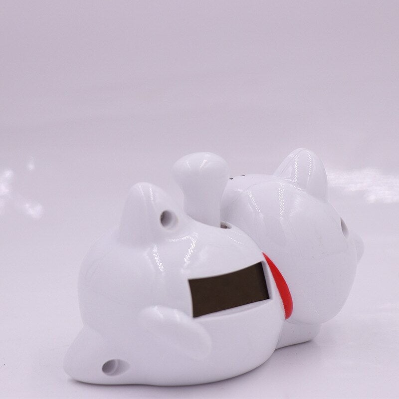 Lazy Japanese Lucky Cat Waving Arm Car Ornament-Kawaii Dream