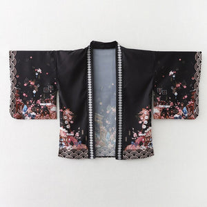 Legendary Japanese Royal Samurai Print Kimono-Kawaii Dream