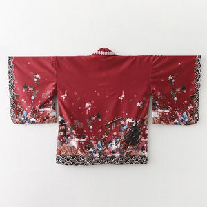Legendary Japanese Royal Samurai Print Kimono-Kawaii Dream