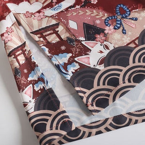 Legendary Japanese Royal Samurai Print Kimono-Kawaii Dream