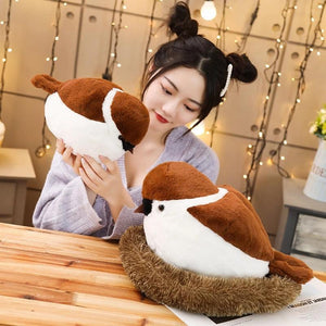 Lifelike Sparrow Family Plush-Kawaii Dream