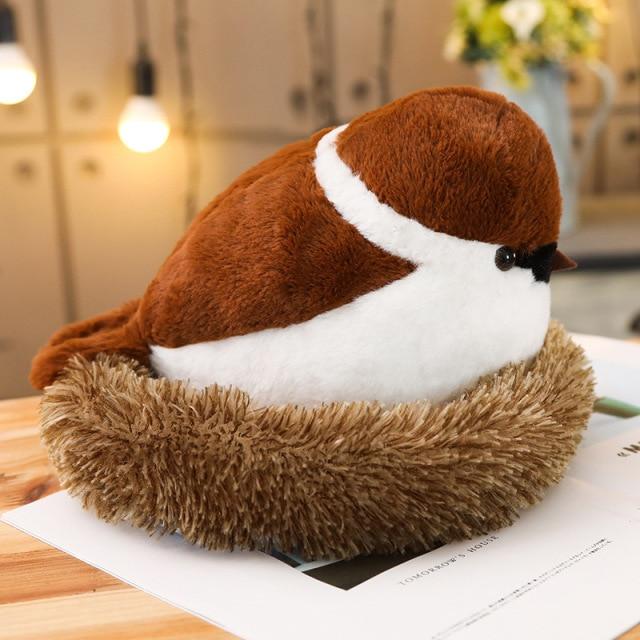 Lifelike Sparrow Family Plush-Kawaii Dream
