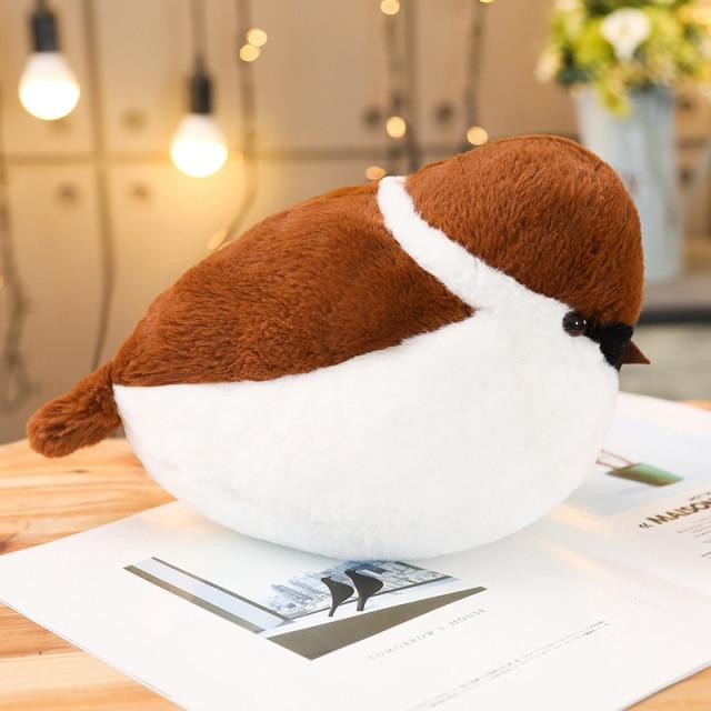 Lifelike Sparrow Family Plush-Kawaii Dream
