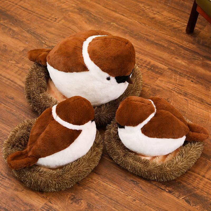 Lifelike Sparrow Family Plush-Kawaii Dream