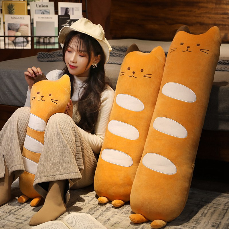 Long Baguette Cute Cat Bread Plushie-Kawaii Dream