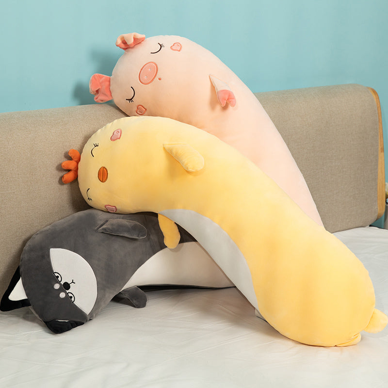 Long Bendy Kawaii Animal Plushies-Kawaii Dream