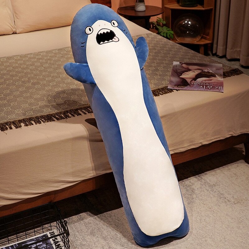 Long Cuddly Angry Shocked Shark Plushie | NEW-Kawaii Dream