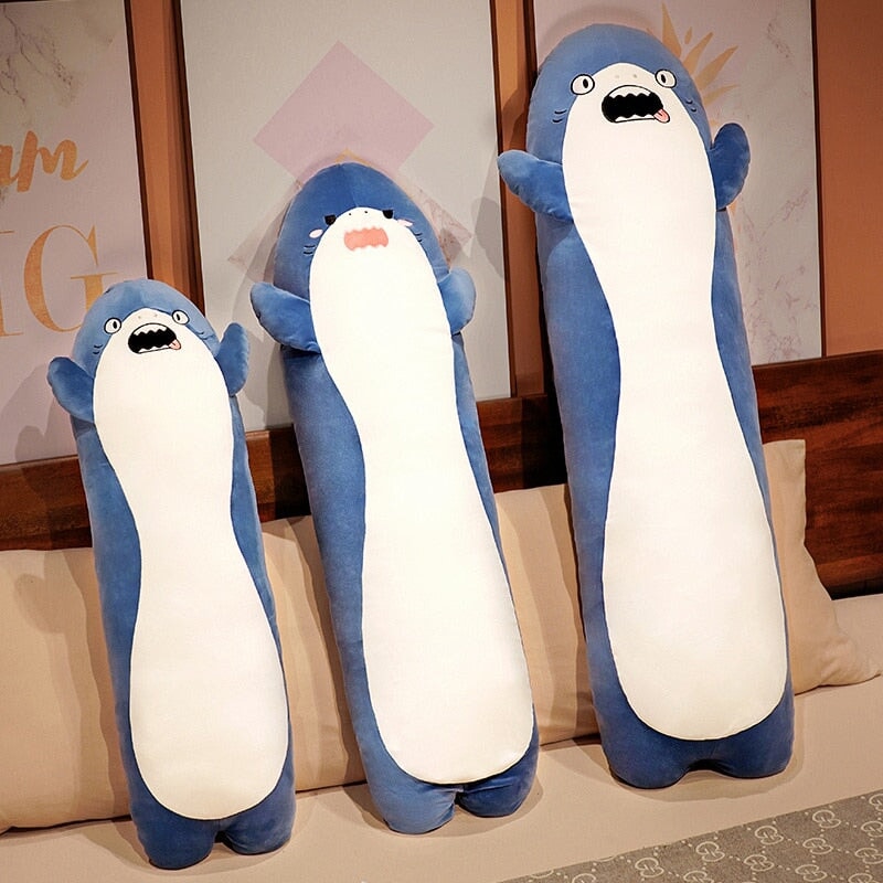 Long Cuddly Angry Shocked Shark Plushie | NEW-Kawaii Dream