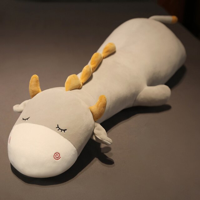 Long Cuddly Hippo Cow Sheep Plushies-Kawaii Dream