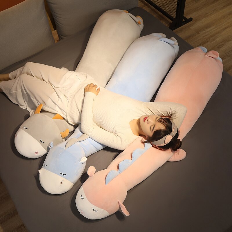 Long Cuddly Hippo Cow Sheep Plushies-Kawaii Dream