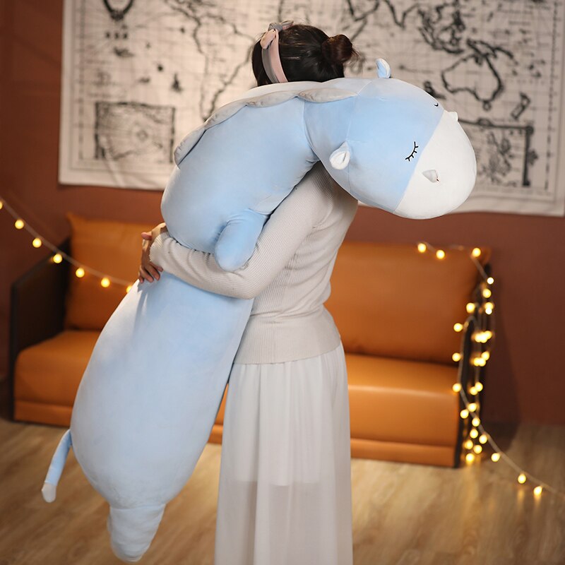 Long Cuddly Hippo Cow Sheep Plushies-Kawaii Dream