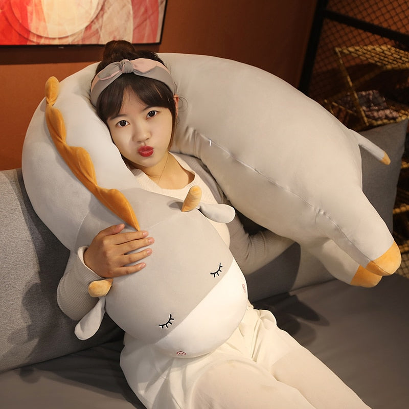 Long Cuddly Hippo Cow Sheep Plushies-Kawaii Dream
