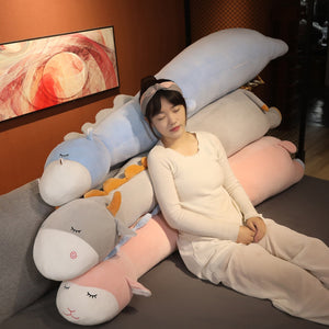 Long Cuddly Hippo Cow Sheep Plushies-Kawaii Dream