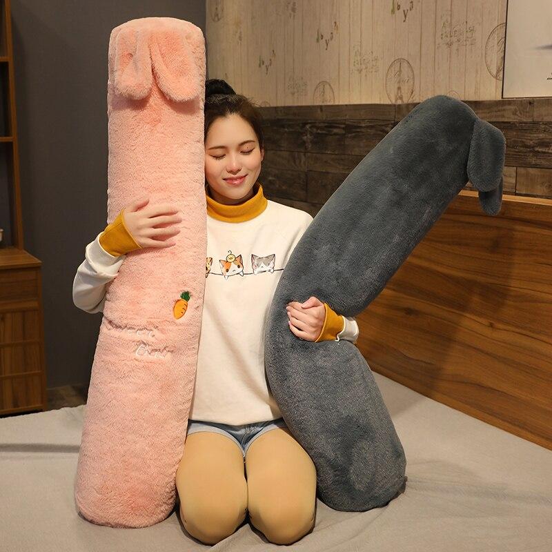 Long Fluffy Animal Body Pillow Plushies-Kawaii Dream