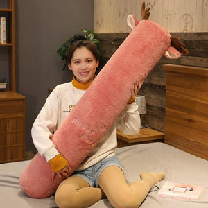 Long Fluffy Animal Body Pillow Plushies-Kawaii Dream
