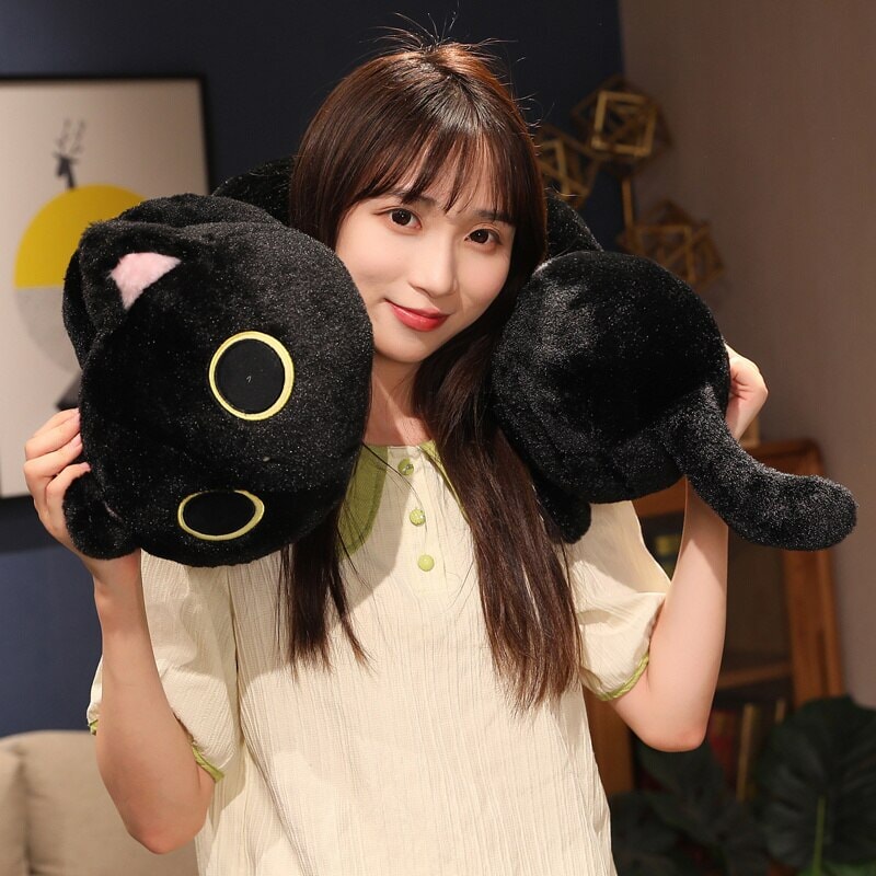Long Fluffy Cat Caterpillar Plushies-Kawaii Dream