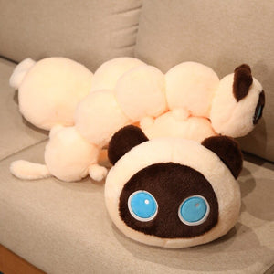 Long Fluffy Cat Caterpillar Plushies-Kawaii Dream