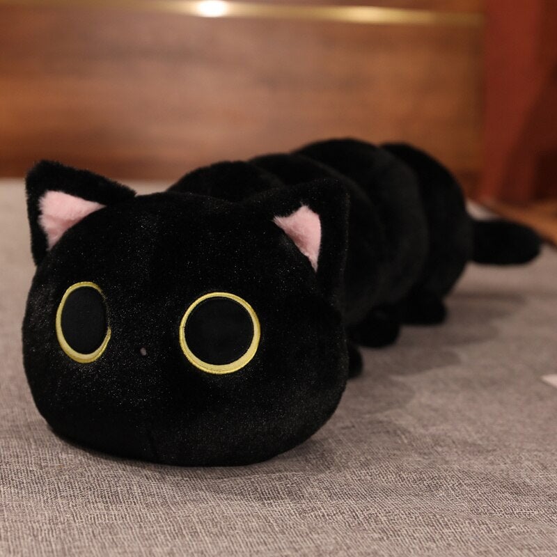 Long Fluffy Cat Caterpillar Plushies-Kawaii Dream