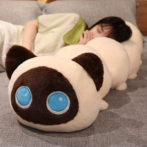 Long Fluffy Cat Caterpillar Plushies-Kawaii Dream
