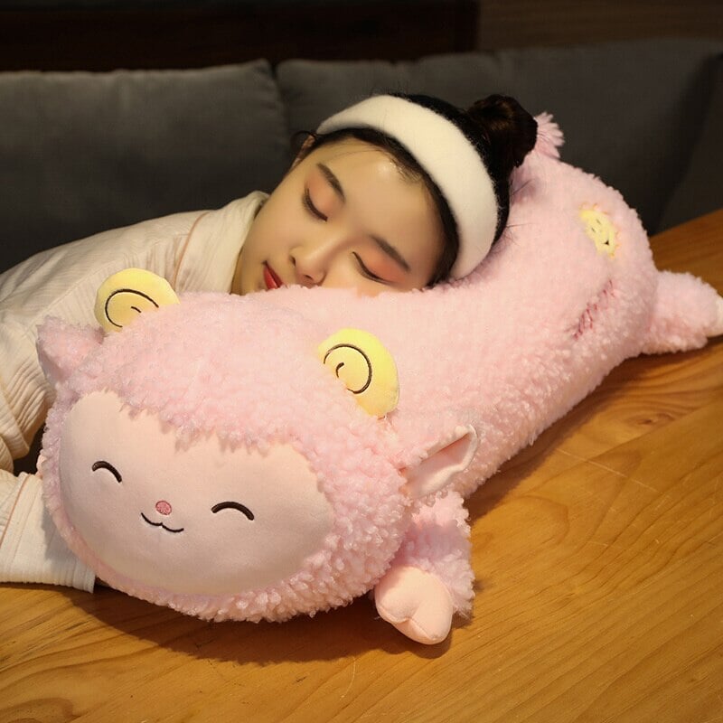 Long Fluffy 'Happy' Alpaca Llama Plush-Kawaii Dream