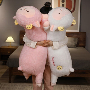 Long Fluffy 'Happy' Alpaca Llama Plush-Kawaii Dream