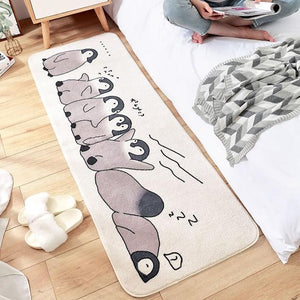 Long Fluffy Kawaii Bedroom Rugs-Kawaii Dream