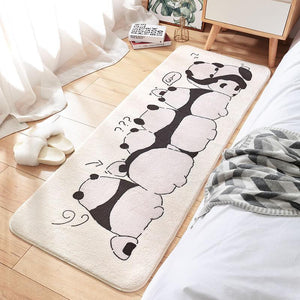 Long Fluffy Kawaii Bedroom Rugs-Kawaii Dream