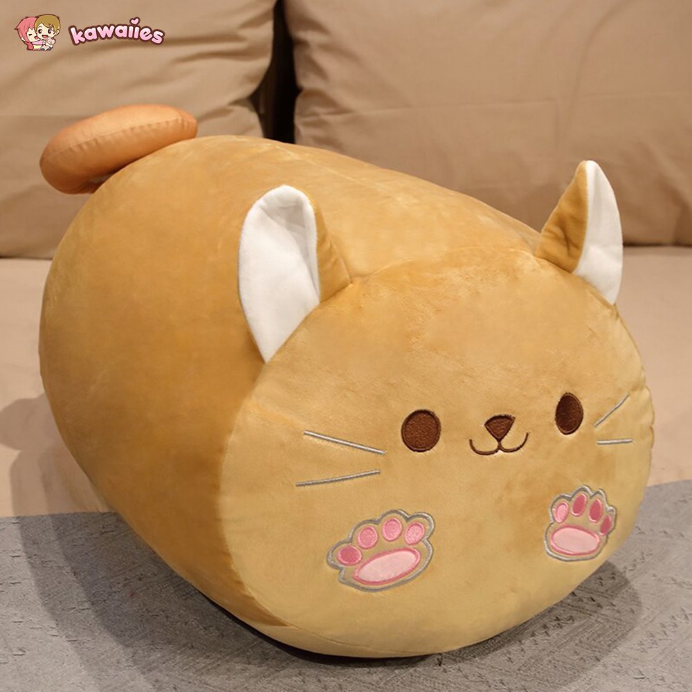 Long Kawaii Shiba Inu Cat Pillow Plush-Kawaii Dream