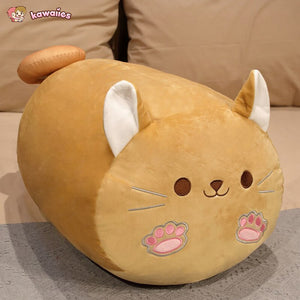 Long Kawaii Shiba Inu Cat Pillow Plush-Kawaii Dream