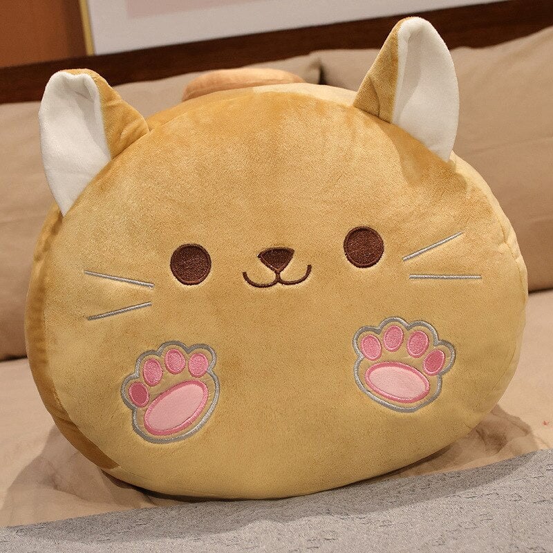 Long Kawaii Shiba Inu Cat Pillow Plush-Kawaii Dream