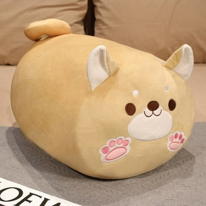 Long Kawaii Shiba Inu Cat Pillow Plush-Kawaii Dream