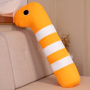 Long Ocean White Orange Eel Plushies-Kawaii Dream