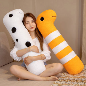 Long Ocean White Orange Eel Plushies-Kawaii Dream