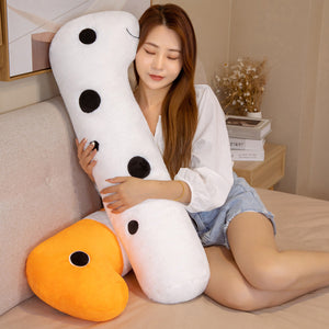 Long Ocean White Orange Eel Plushies-Kawaii Dream