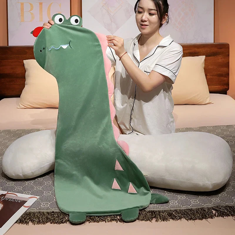 Long Pancake Dino Dog Crocodile Giraffe Pillow Plush-Kawaii Dream