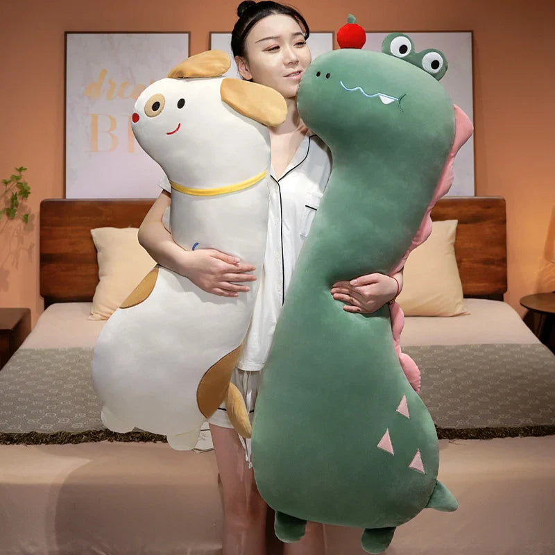 Long Pancake Dino Dog Crocodile Giraffe Pillow Plush-Kawaii Dream