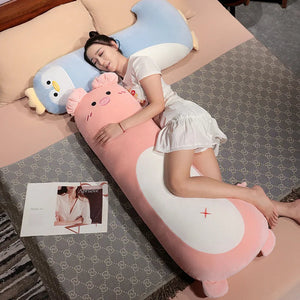 Long Penguin Shiba Pig Zebra Snuggle Buddy Plushies-Kawaii Dream