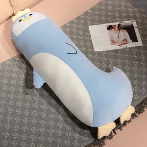 Long Penguin Shiba Pig Zebra Snuggle Buddy Plushies-Kawaii Dream