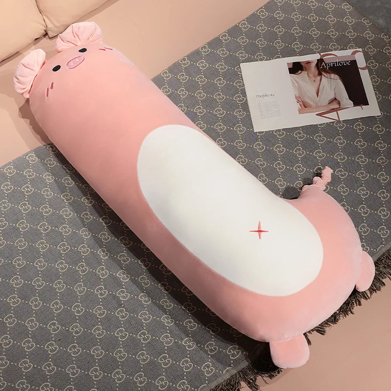 Long Penguin Shiba Pig Zebra Snuggle Buddy Plushies-Kawaii Dream