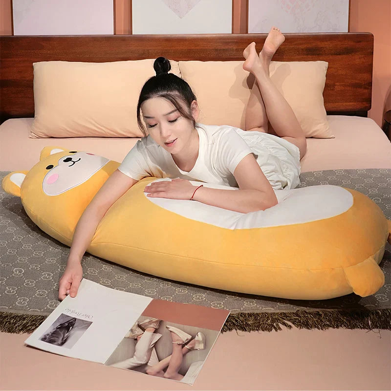 Long Penguin Shiba Pig Zebra Snuggle Buddy Plushies-Kawaii Dream