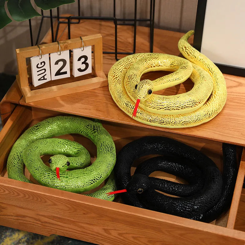 Long Shiny Snake Plushies-Kawaii Dream