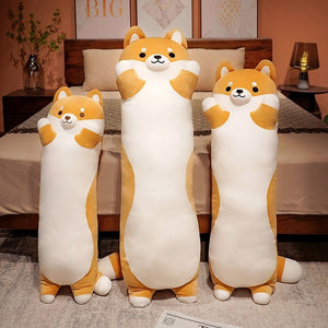 Long Snuggle Shiba Buddy Plushies-Kawaii Dream
