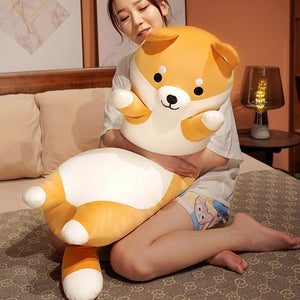 Long Snuggle Shiba Buddy Plushies-Kawaii Dream