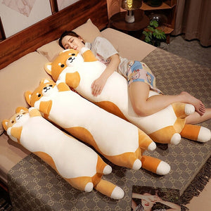 Long Snuggle Shiba Buddy Plushies-Kawaii Dream