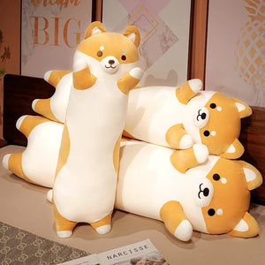 Long Snuggle Shiba Buddy Plushies-Kawaii Dream