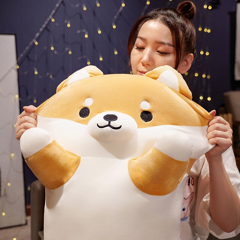 Long Snuggle Shiba Buddy Plushies-Kawaii Dream