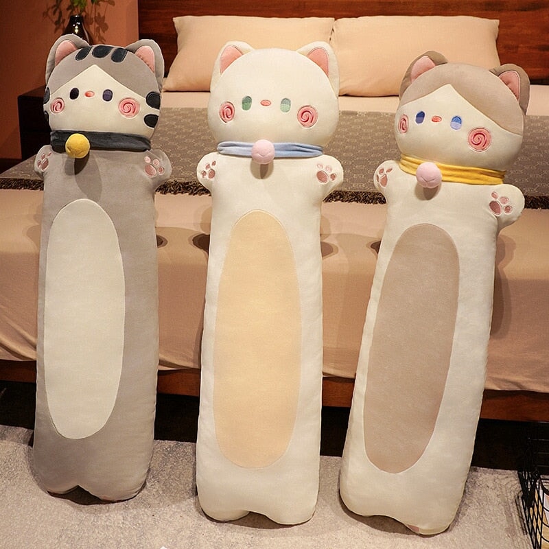 Long Snuggly Cat Plushies Collection-Kawaii Dream