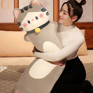 Long Snuggly Cat Plushies Collection-Kawaii Dream