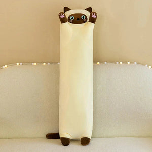 Long Snuggly Cat Siamese British Shorthair Snowshoe Plushies Collection-Kawaii Dream